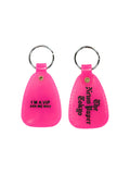 KEY TAG - Neon Pink