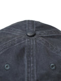 LEATHER DAD CAP - NAVY